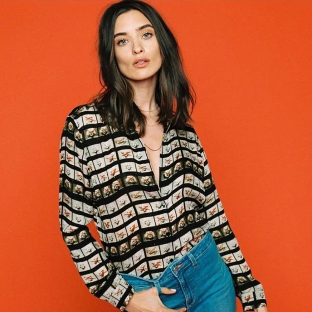 L’Agence X Bert Stern Marilyn Monroe Film Strip Blouse Size S